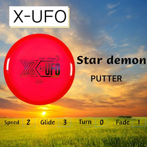 X-UFO Disc Golf Set - Disc Golf Starter Set, Includes 1 Putter, 1 Driver, and 1 midrange disc, Weighing 170-178 Grams Suitable for Beginners and Professional disc Golf tournaments - color: Set 7