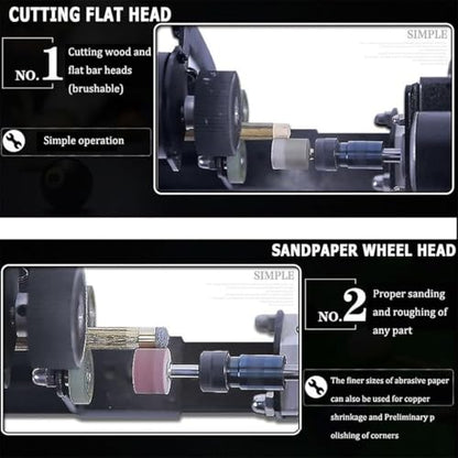 Cue Tip Shaper,Pool Cue Repair Kit,Pool Cue Lathe Machine,Cue Tip Repair Machine,Billiard Cue Shaper Tool,7 in 1 Billiard Cue Stick Repairer,Cue Shaft Cleaning & Maintenance
