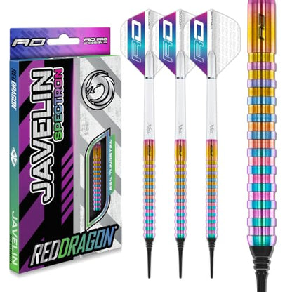 RED Dragon Javelin Series Premium Tungsten Softip Darts Set with Flights and Stems - style: 1