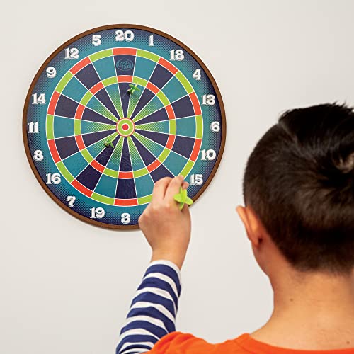 MindWare Magnetic Dart Board — Safe Dart Board for Kids & Adults Ages 8 & Up—Includes Quality Magnetic Dart Board, 12 Magnetic Darts & Rule Guide