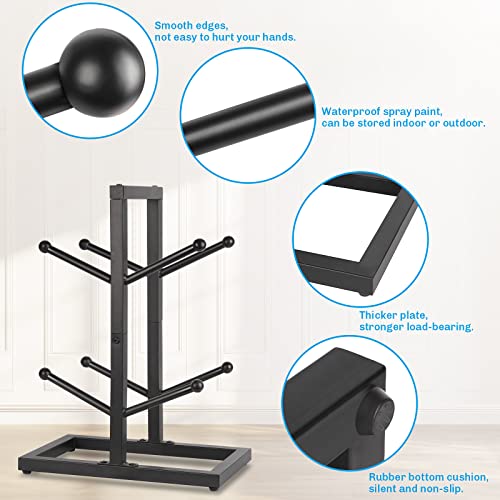 Basketball Organizers Metal Ball Storage Rack Sports Storage for Indoor Outdoor - style: Small 2-Layer