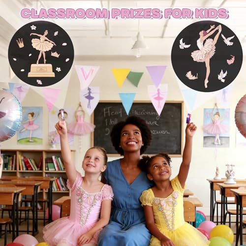 36 Pack Ballerina Party Favors LED Finger Lights for Girls, Ballet Birthday Goodie Bag Stuffers, Classroom Rewards, Party Prizes & Glow Party Supplies - style: Ballerina