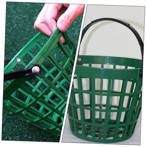 Kisangel Golf Container Handle Golfs Basket for Outdoor Practice Lightweight Design for Driving Ranges and
