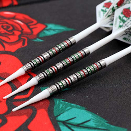 CUESOUL Soft Tip Darts Set Plastic Tip with Dart Case - color: 19g-Tungsten-Torpedo Shape