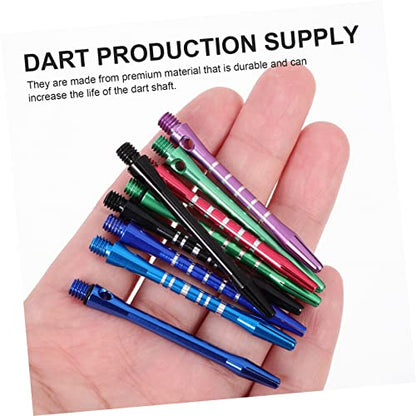 KICHOUSE Aluminum Alloy Dart Shafts Set Lightweight Portable Metal Rods Rings for Indoor Darts Easy to Install Durable and Functional Accessories for Enthusiasts