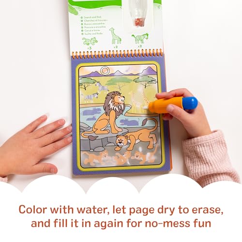 Melissa & Doug On The Go Water Wow! Reusable Water-Reveal Activity Pad - Safari - FSC Certified - size: 1 EA, style: Safari