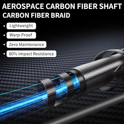 AKLOT Carbon Fiber Pool Cue Stick 58", Billiard Cue Sticks 19-19.5oz, Low Deflection Billiard Stick with 12.5mm Tip, Professional Carbon Fiber Pool Sticks for Adults - color: Patten4