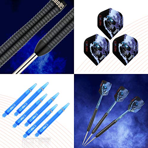 ONE80 90% Tungsten Steel Tip Darts Sets Chameleon, Night Hunter Professional Darts Set - style: Velocity 24g