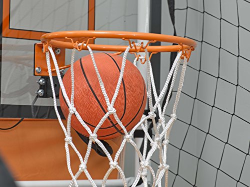 Atomic Slam Dunk Basketball Shootout Includes 4 Miniature Basketballs and Air Pump and Needle