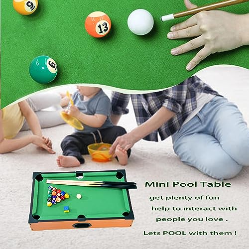 Mini Pool Table for Kids Small Billiards Game Table Top Pool Table Toy for Cat Gift for Kids Cat Pool Table Toy - style: P-14"