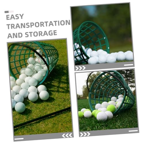 Luxshiny 2pcs Golf Ball Basket Large Capacity Storage Holder for Outdoor Plastic Containers for Balls Easy to Carry and Store - size: 20.00X20.00X15.00CM