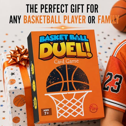 Card Game – Fast-Paced Puzzle & Strategy Basketball Game for Kids, Teens & Adults | 2–5 Players or Team Play | Ages 7+ | Youth Basketball to NBA-Inspired Sports Family Game Night Fun