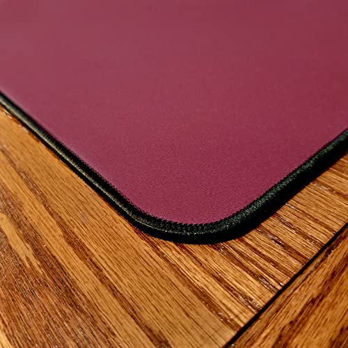 Board Game Playmat [3'X5'/Thick Super Cushioned/Stitched Edge/Water Resistant] with Carrying Case - for Tabletop Board Games, Card Games, RPG Games (Medium, Burgundy) - color: Burgundy, size: Medium (3'x5')