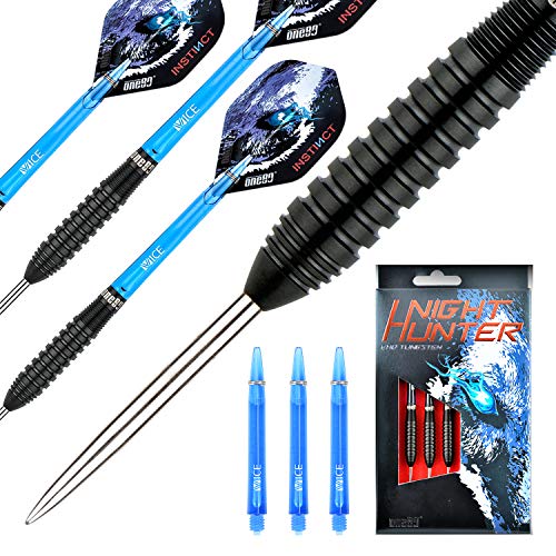 ONE80 90% Tungsten Steel Tip Darts Sets Chameleon, Night Hunter Professional Darts Set - style: Sting 22g