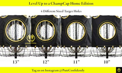 Putt Confidently ChampCap Pro | Disc Golf Putting Target | Perfect for Muscle Memory | Improve Disc Golf Putting Aim & Focus | Compatible with Most Disc Golf Baskets | Disc Golf Accessories for Men
