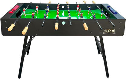 KICK Arcadia 48" Folding Foosball Table – Compact Indoor Game Table - color: Black