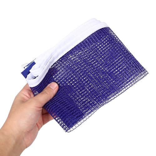PartyKindom Portable Table Tennis Net with Clamp for Indoor Outdoor Training Iron Polyester Construction Easy Setup Pingpong Net Rack for Adult and Practice Sessions