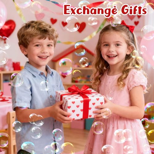 Winrayk Valentines Party Favors for Kids Mini Bubble Wands Bulk with Card, 24 Pack Mini Bubbles (Original Design, 6 Style), Birthday Goodie Bag Stuffer Exchange Valentines Day Gifts for Kids Classroom - style: Valentines