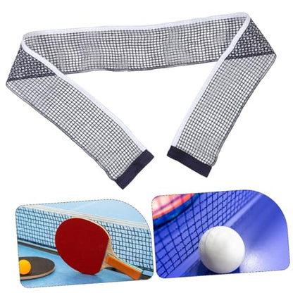 Portable Table Tennis Net Lightweight Polyester-Cotton Mesh Replacement Net for Indoor and Outdoor Training Quick Setup Dense Weave for Enhanced Play