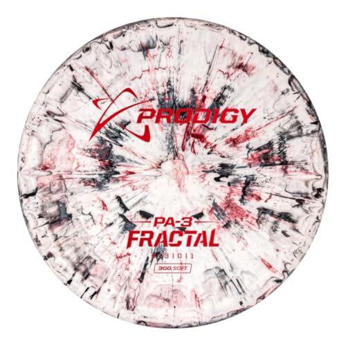 Prodigy Disc PA-3 300 Fractal | Straight Disc Golf Putter | Firm Grippy Plastic | Straight Disc Golf Approach Disc | Beaded Disc Golf Putter | Colors May Vary - color: 300-Soft