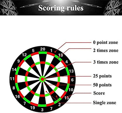 Electronic Dart Board, Dart Board Set, Indoor Games Powered Dartboards Soft Tip Dart Board HD LCD Display with 18 Games 159 Options for Indoor and Outdoor Garden Office Gifts