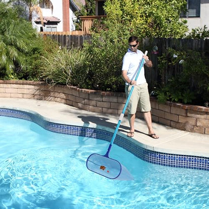 VINGLI 3-in-1 Pool Cleaning Kit, Pools Maintenance Equipment with Pool Net, Pool Brush and SPA Brush, Pool Maintenance Tools for Inground&Above Ground Swimming Pools - size: Style 3 : 3 in 1