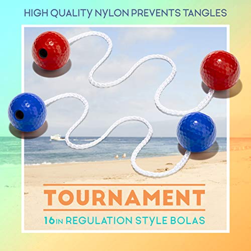 Franklin Sports Replacement Ladderball Bolas - color: Red/Blue, size: One Size