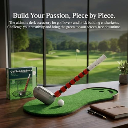 Golf Toy Building Set Compatible with Lego Golf - Challenging, Creative Fun and Skill-Building - 3D Instruction (165 PCS)