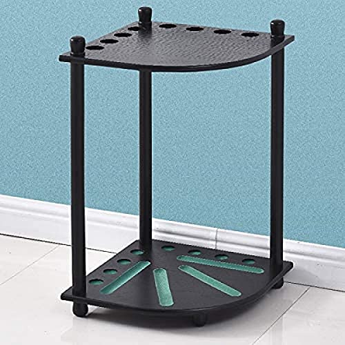 Billiard Stick Stand Pool Cue Holder Solid Wood Billiard Stick Stand Floor Stand Cue Rack Rack Holds 8 Cues Billiard Cue Stand And Set Of Pool Balls Free Standing