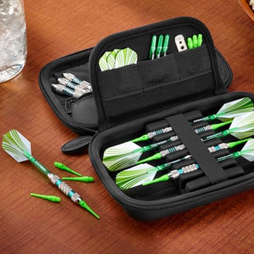 Casemaster American Flag Sentinel Hard Case Holds 6 Soft/Steel Tip & Accessories - color: Tactech Shell American Flag