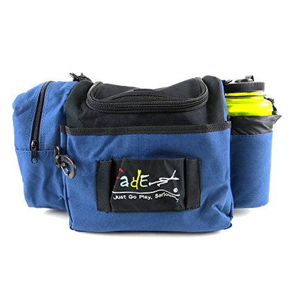 Fade Crunch Disc Golf Bag – Shoulder Strap Design with Insulated Lining for Dual Bag & Cooler Use – Great for Beginner & Intermediate Disc Golfers - color: Blueberry