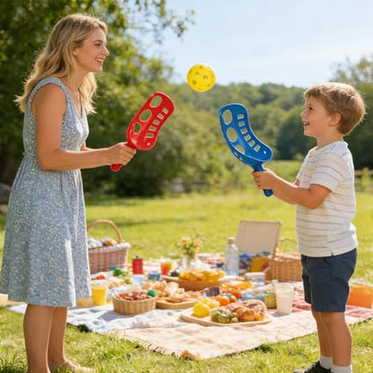 Scoop Ball Fun Portable – high-Performance Interactive Educational Kids Adults, Elegant, Toss Catch Game Beach, Lawn Yard Backyard Garden Patio | Beach Lawn Yard Backyard Garden Patio Grassland