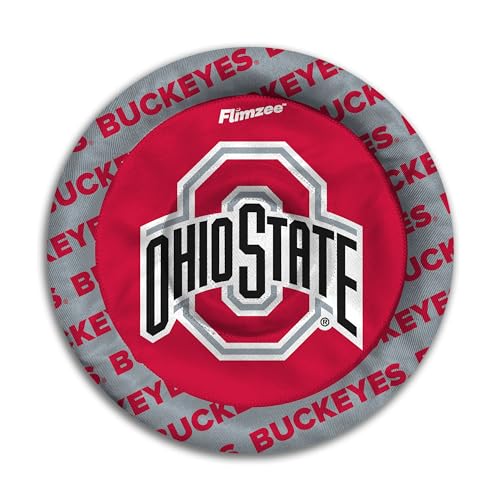 YouTheFan NCAA Ohio State Buckeyes Flimzee Bean-Bag Flying Disc - style: Ohio State Buckeyes