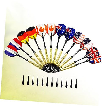 BESPORTBLE Electronic Dart Set Soft Tip Darts with Replacement Tips Durable Material for Safe Play for Beginners and Casual Players