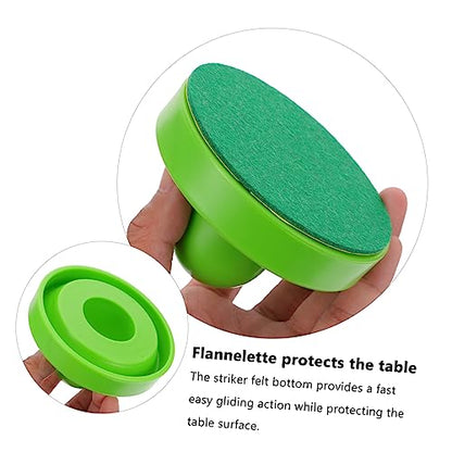 HEMOTON Tabletop Air Hockey Set Soft Hockey Pucks Paddle Replacement Kit for Boys and Girls