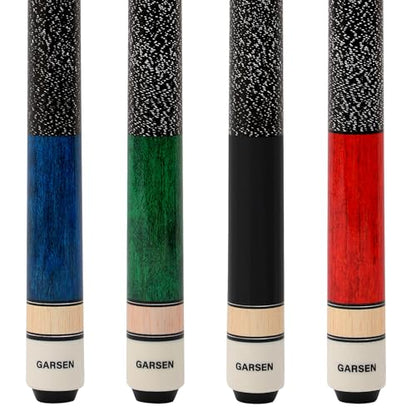 GARSEN Pool Cue Stick 58 inch 18 oz 19 oz 20 oz 21 oz Billiard House Bar Pool Stick - color: Set of 4 colors