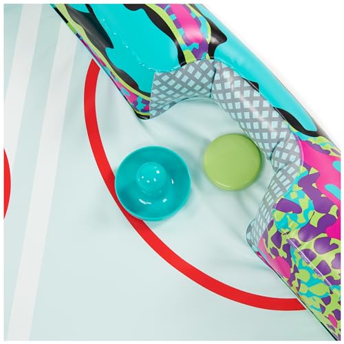 SwimWays Hydro Hockey Inflatable Water Floating Table Hockey Set, Pool Toy for Kids Ages 5+ - color: Inflatable Hockey