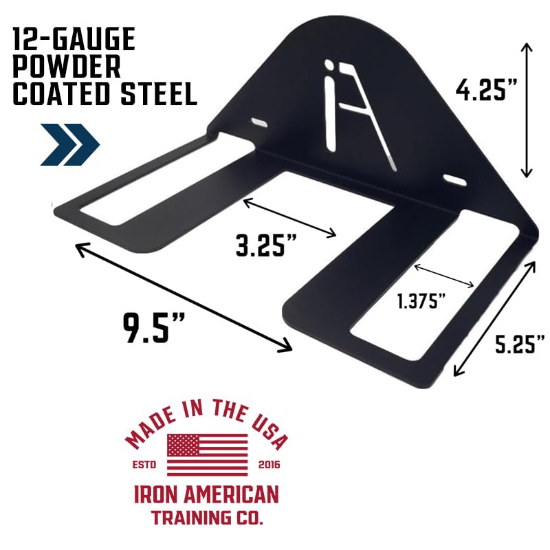 IRON AMERICAN Elite Ping Pong and Table Tennis Storage Rack, Made in USA - 1.375 Inch Slot for Balls and 3.25 Inch Slot for Paddles, Ping Pong Ball Holder, Hardware Included - style: 1-PACK