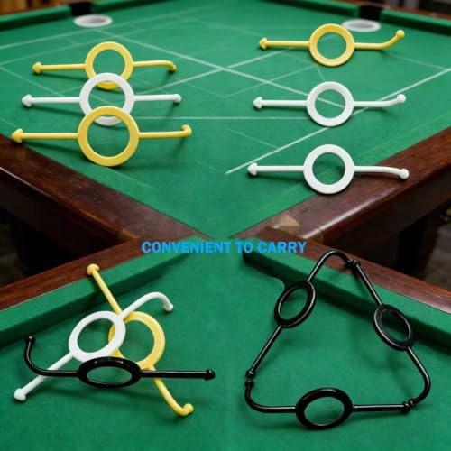 3PCS Billiards Training Aids，Precision Aiming Aid, Angle Trainer, Sight Guide, and Ball Marker for Beginners to Intermediate Players
