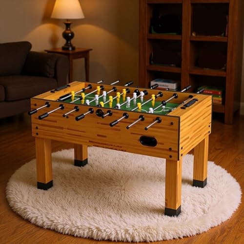 26Pcs Table Foosball Men Replacement Football Men Soccer Games Player Figure 107mm Height 16mm Side Hole Foosball Player - color: black and white, size: Without screws