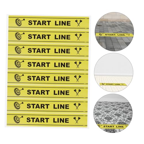 YARNOW Darts Throwing Line Marker Durable Ground Notice Line for Dart Players Floor Sticker for Easy Gameplay and Enhanced Accuracy Game Accessory for Parties and Enthusiasts