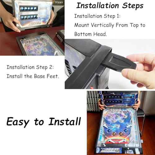 Electronic Pinball Ball Shooting Game for Kids and Adults, Retro Arcade Machine Puzzle Games with Lights, Sounds and Scoreboard, Classic Tabletop Pinball Toys