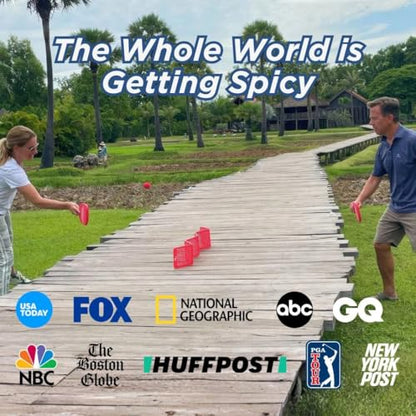 Pepper Pong Ping Pong, Reinvented | Any Surface, Indoor or Outdoor Portable Paddle Sport| 3-Speed Foam Balls, 4 Premium Paddles, Free-Standing Net, Carry Bag: Whisper Quiet, 60-Sec Setup