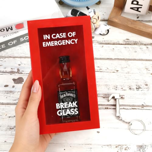 Funny Gift Emergency Box w/Hammer(Medium), Break in Case of Emergency Box, Personalized Prank Gag Gift for Birthday Holiday, Funny Desk Decor, White Elephant Gift for Friend Coworker Family - style: Medium Emergency Box