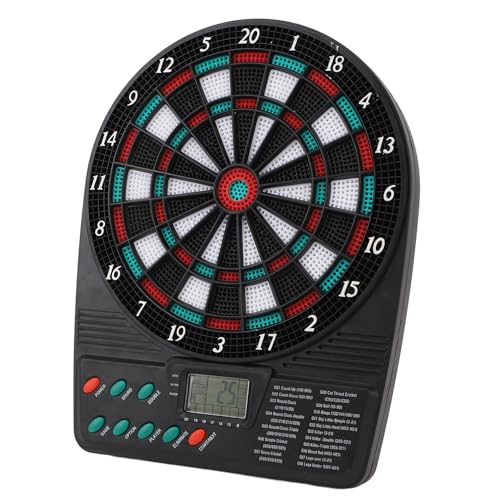 Electronic Dartboard Set Automatic Scoring Soft Tip Dartboard with Multiple Game Modes for Family Entertainment
