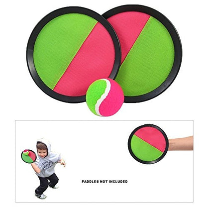 Replacement Sticky Balls for Toss and Catch Sport Game, Hook and Loop, Refill Pack of 12