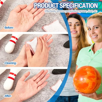Simgoing Bowling Rosin Grip Bag Bowling Accessories Kit Grip Sack Powder Bag for Drying Hand for Golf Tennis Lifting Rock Climbing Gymnastics Baseball Softball