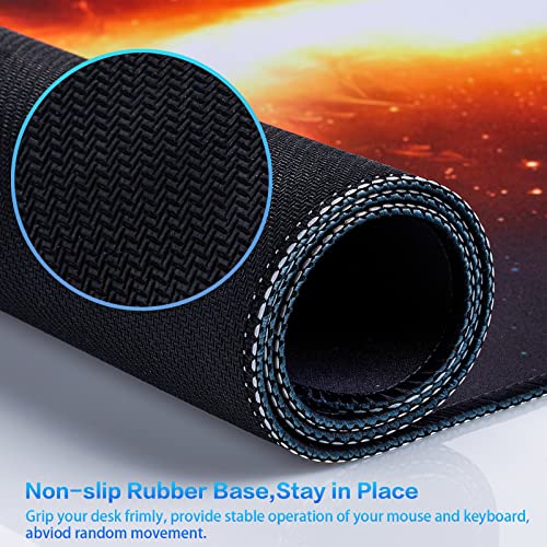 Canjoy Gaming Mouse Pad, Large Extended Mouse Pad Big Computer Mousepad for Home Office Gaming Work 31.5x15.7inch - color: Ice and Fire