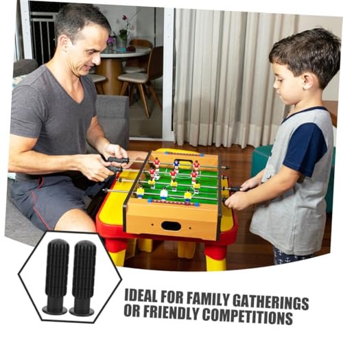 BESPORTBLE 5Pcs Plastic Foosball Table Handles with Slip Grip for Tabletop Football Games Reliable Replacement Parts for Enhanced Player Comfort and Control