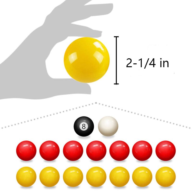 East Eagle Billiard/Pool Balls, Complete 16 Balls Set